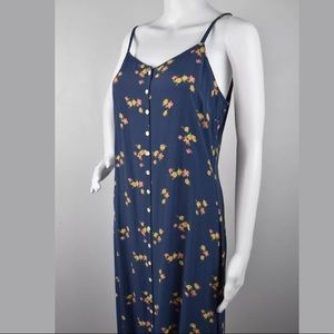 Vintage GAP Floral Strappy Sun Dress Size M